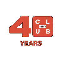 Ion Club 40 Years Sticker by ION CLUB