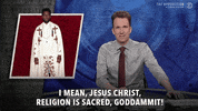 angry jesus christ GIF by The Opposition w/ Jordan Klepper