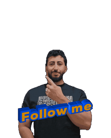 Follow Me Mem Sticker