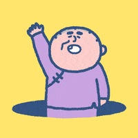 sowinghong hi bye goodbye greeting GIF