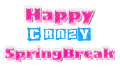 spring break Sticker