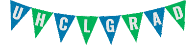 Graduation Flags Sticker by uhclearlake