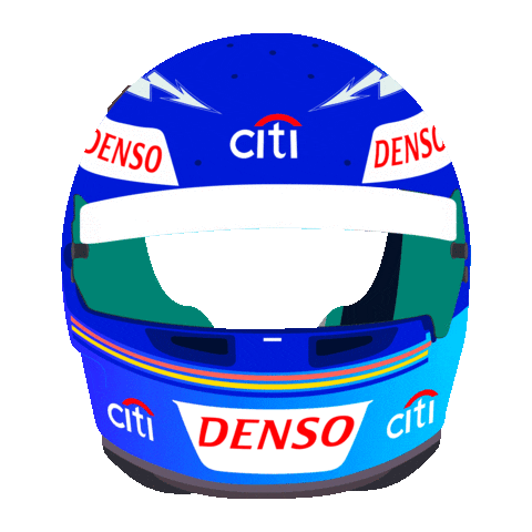 Fernando Alonso Car Sticker by Toyota_Esp
