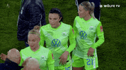 Champions League Football GIF by VfL Wolfsburg