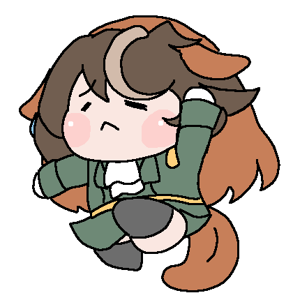 Umamusume Tanuki Sticker