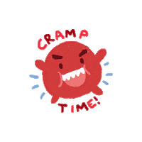 Angry Menstruation Sticker