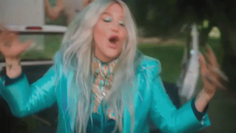 rainbow learn to let go GIF by Kesha