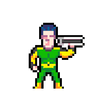 dbonani pixel super dc comics Sticker