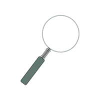 Magnifying Glass Inspect Sticker by Cindy Bennett Real Estate