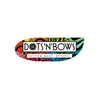 dots_n_bows dotsandbows dotsnbows dots and bows Sticker