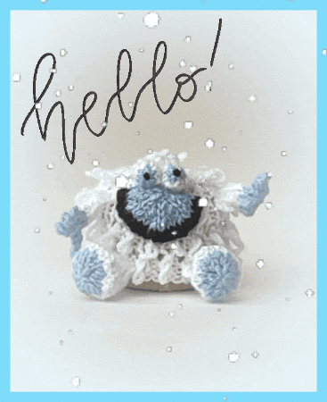 Abominable Snowman Hello GIF by TeaCosyFolk