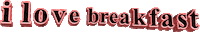 breakfast Sticker