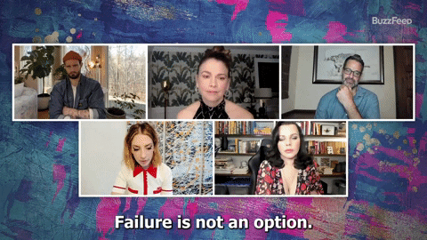 Sutton Foster Failure GIF by BuzzFeed