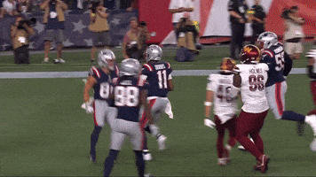 Football Celebration GIF by New England Patriots