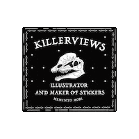 Death Stickers Sticker by KILLERVIEWS