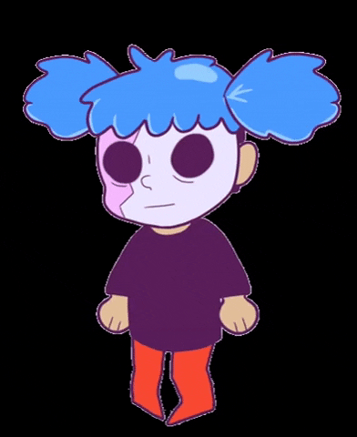 jackratt mask jumping pigtails sallyface GIF