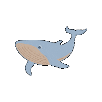 Costa Rica Whale Sticker by Vajra Jahra Villas & Retreat Center