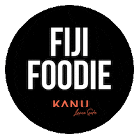 kanufiji fiji kanu fiji foodie Sticker
