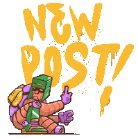 New Post Check It Out Sticker by coolshitclub
