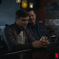 drunk evan jonigkeit GIF by NETFLIX