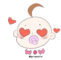 I Love You Wow Sticker by Jump Eat Cry