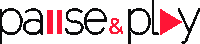 logo marca Sticker by Pause & Play