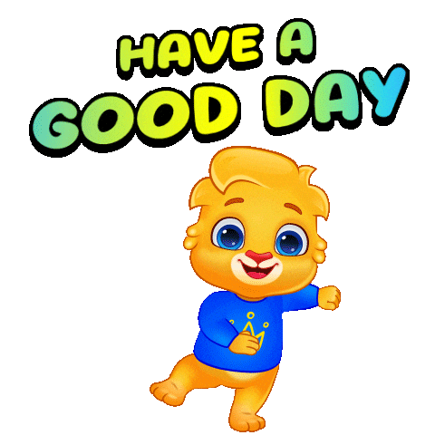 Have A Great Day Sticker by Lucas and Friends by RV AppStudios