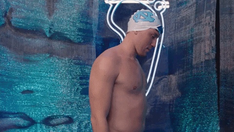 North Carolina Swimming GIF by UNC Tar Heels