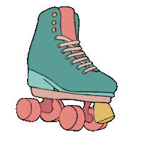 Roller Patin Sticker