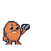 Angry Potato Sticker by Potatoz by 9GAG