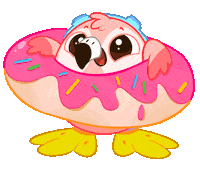 Happy Swimming Pool Sticker by Bibi.Pet