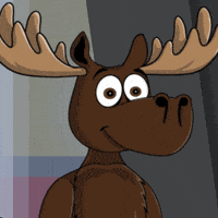 DoYouMoose thinking think smart web3 GIF