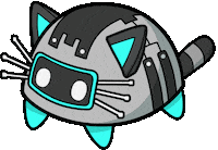 Catlite Sticker by Zudenken Games