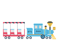 St Louis Train Sticker by Saint Louis Zoo