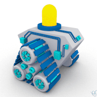3d warning GIF by Karl Jahnke
