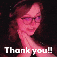TheCarameller girl thank you thanks streamer GIF