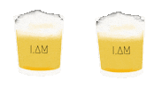 Iamnotcoffee coffee latte i am capsule Sticker
