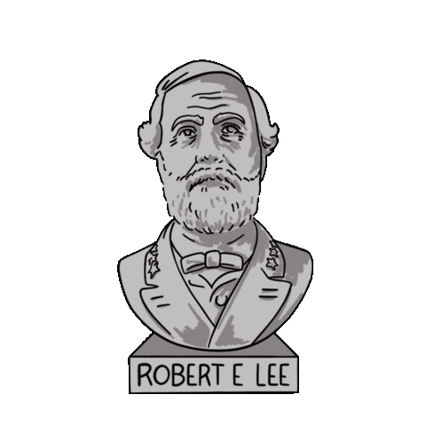 Robert E Lee Statue Stickers - Find & Share on GIPHY