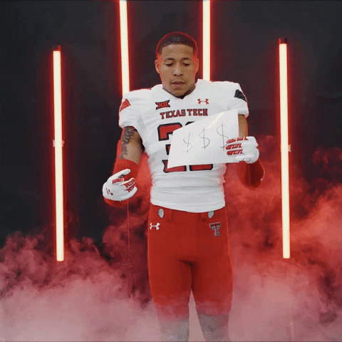 College Football Sport GIF by Texas Tech Football
