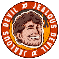 Flame Jd Sticker by Jealous Devil Charcoal