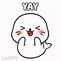 Happy So Excited GIF by Sappy Seals