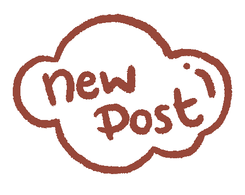New Post Update Sticker