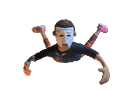 Flying Stop Motion Sticker by Sloane