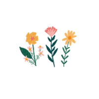 dillydalian summer flower flowers spring Sticker