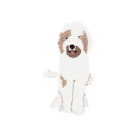 Dog Sticker by Honey Boo Designs