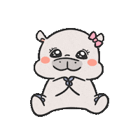 Hippicomics cute wow sparkle please Sticker