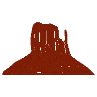 Monument Valley Utah Sticker by Utah'sCanyonCountry