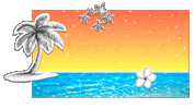Palm Tree Flower Sticker by lenay