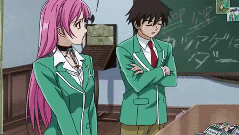 Nintendoman01 giphyupload rosario vampire mizore GIF