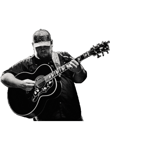 beer never broke my heart guitar Sticker by Luke Combs